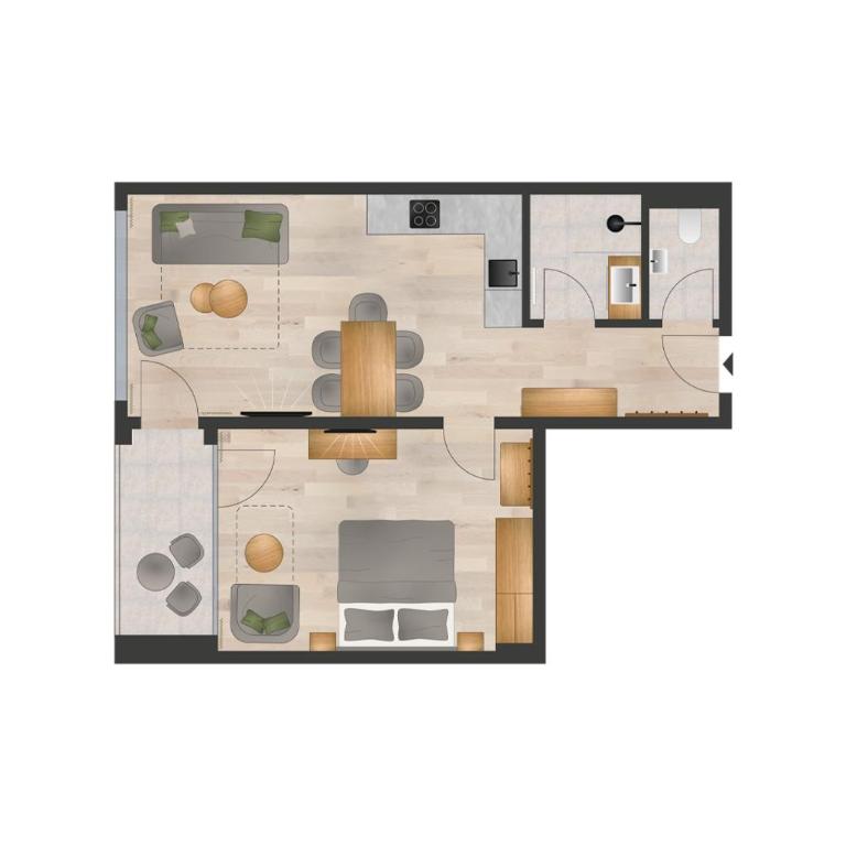 Marcos Mountain Home - Appartamento con 1 Camera da Letto - 3