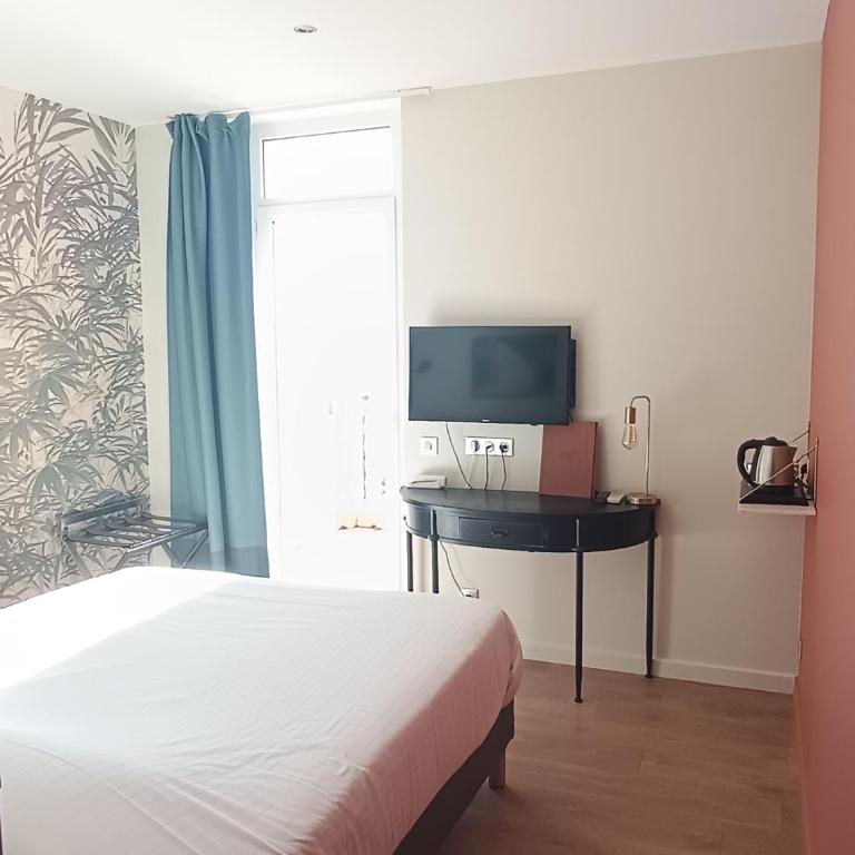 Les Galets Hôtel et B&B - Chambre Double Supérieure avec Terrasse - Vue sur Mer - 5