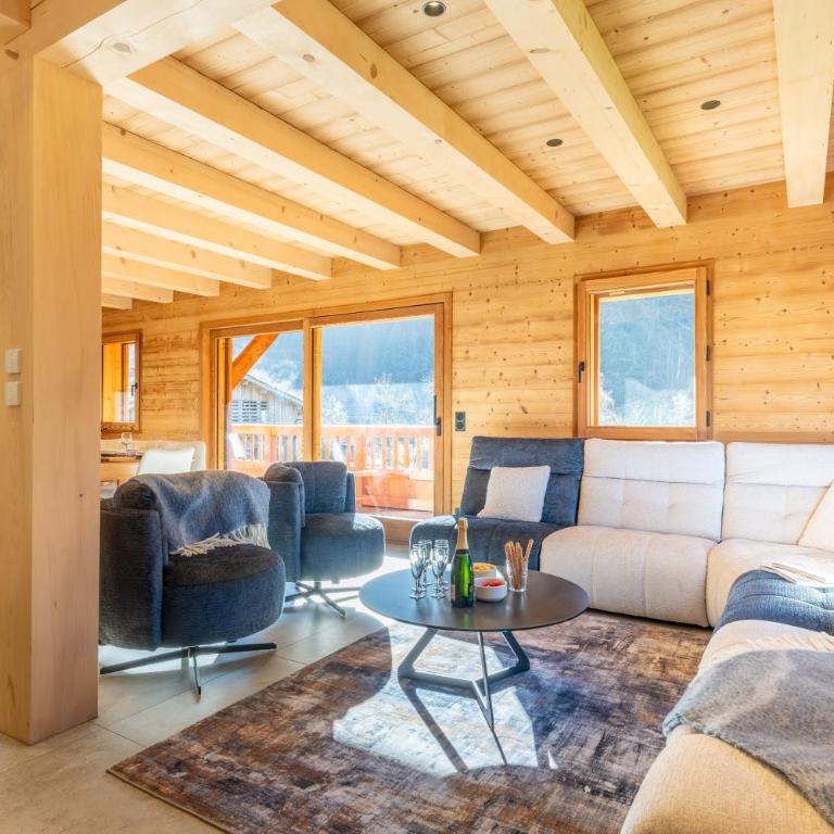 Chalet Le Pré Rosset 15 personnes accès navette - Chalet - 39