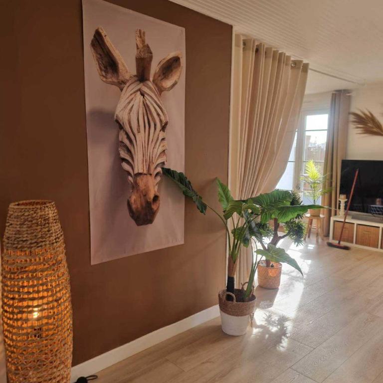 Le Bananier, Quartier La Chaume avec jardin, plage à 1km, 4 à 5 pers - Haus mit 2 Schlafzimmern - 5