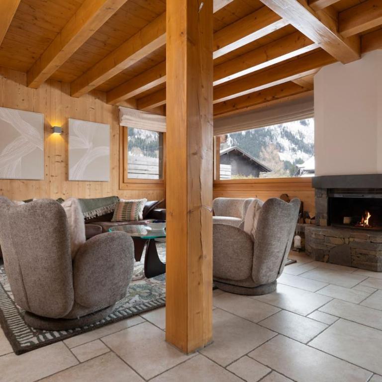 Folettes Chalet 4CH Jardin Vue Cheminee Jacuzzi - Chalet - 6