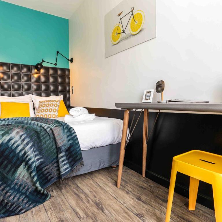 Arty Paris Porte de Versailles by River - Chambre Double avec Salle de Bains Privative - 6