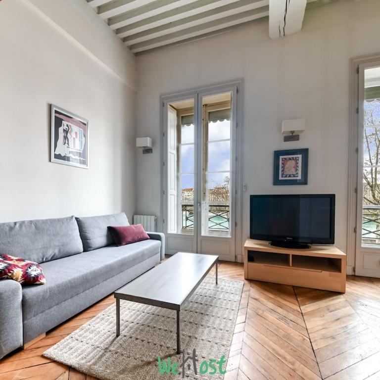 Vue sur le Rhône - Appart cosy centre Lyon - Apartamento - 1