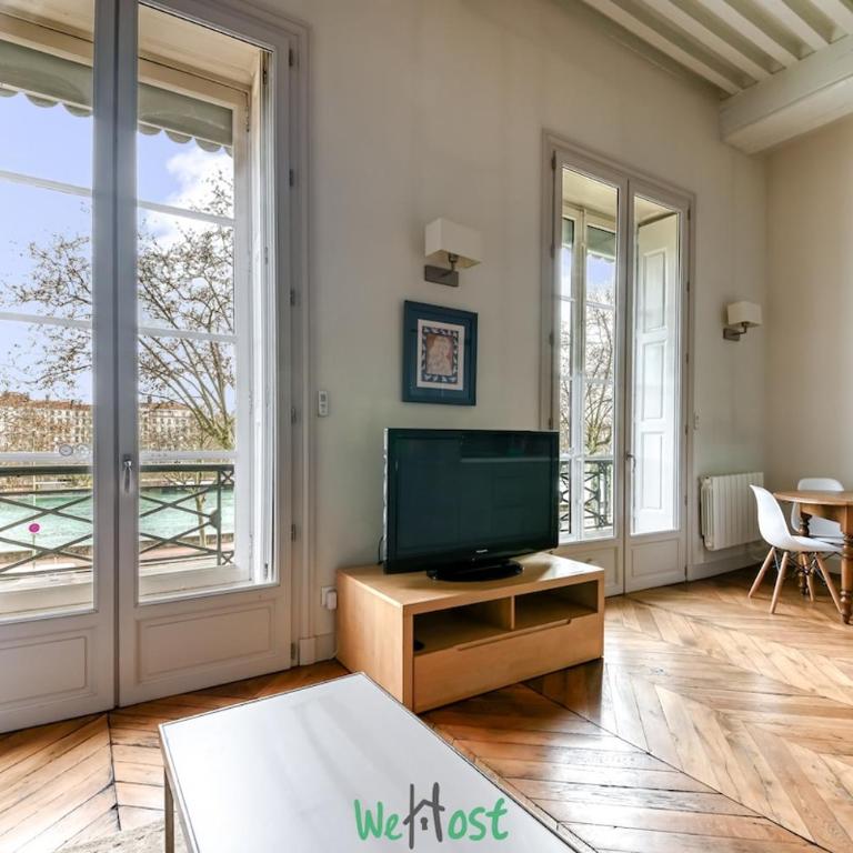 Vue sur le Rhône - Appart cosy centre Lyon - Apartamento - 4