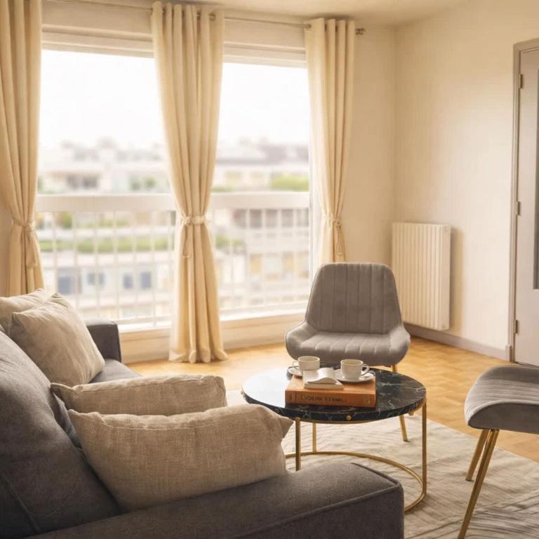 Porte de Versailles - Premium studio with Eiffel Tower view and lift - Studio - 1