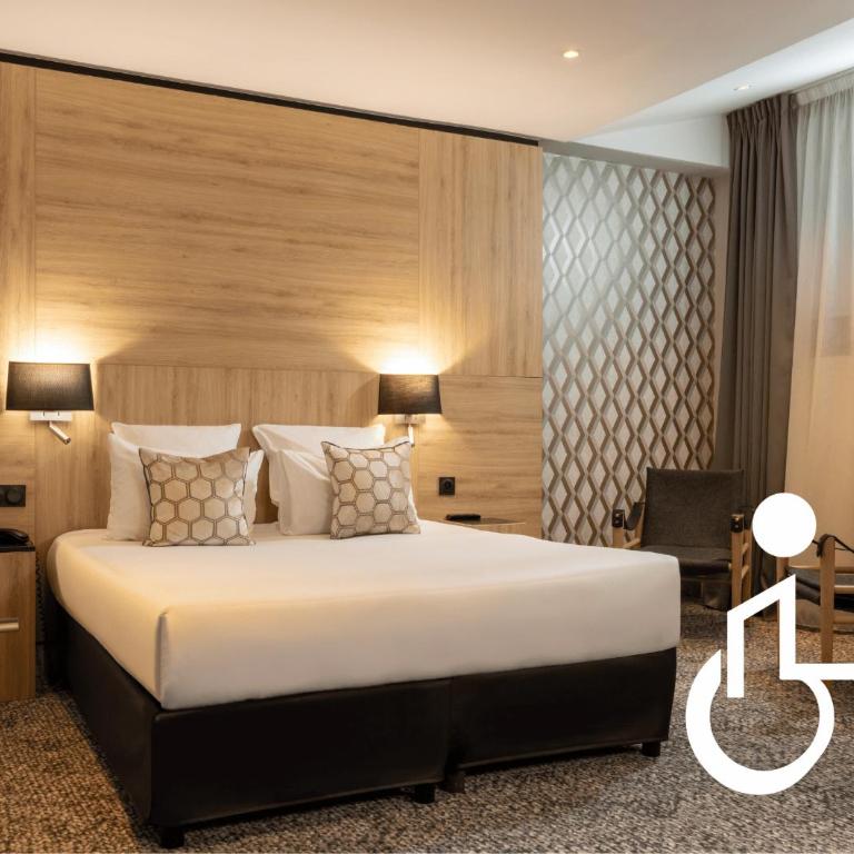 Paris Bastille - Chambre Lit King-Size - Accessible aux Personnes à Mobilité Réduite - 1