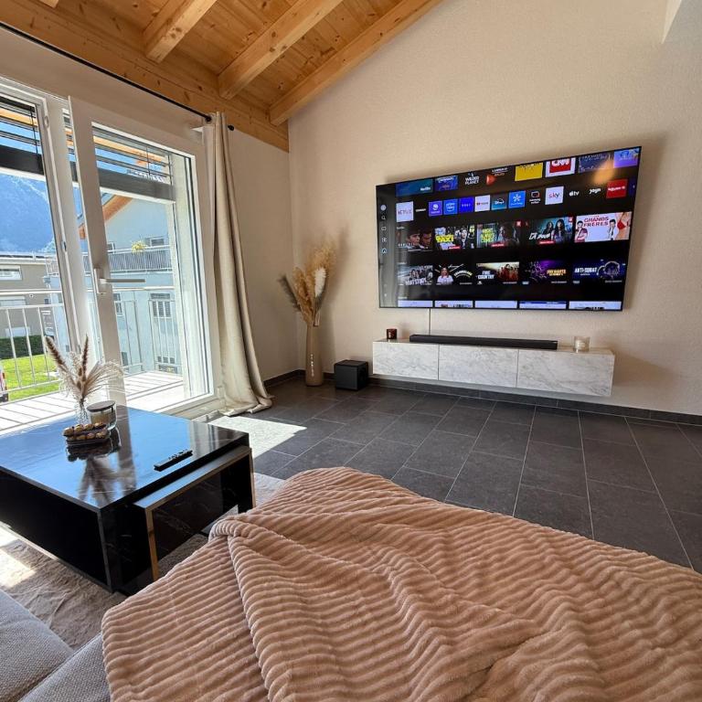 Appartement Vue Montagne Vignoble Cosy Valais - Apartment mit 1 Schlafzimmer - 1