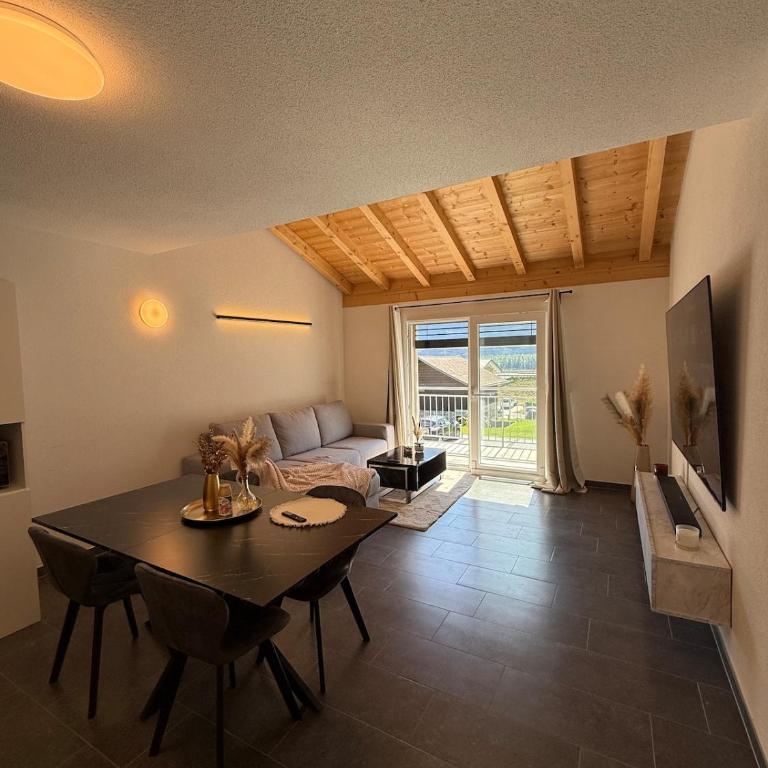 Appartement Vue Montagne Vignoble Cosy Valais - Apartment mit 1 Schlafzimmer - 8