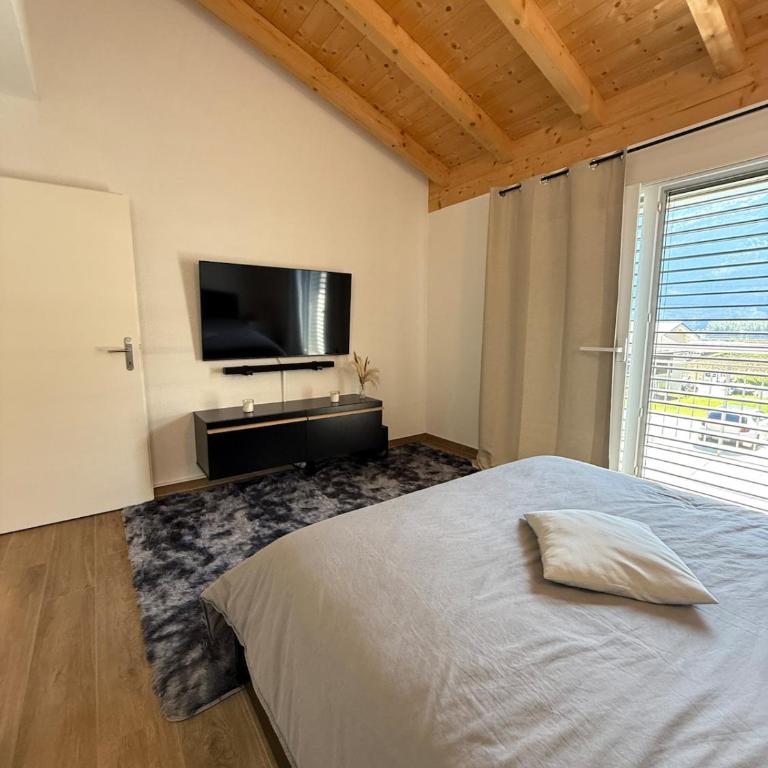 Appartement Vue Montagne Vignoble Cosy Valais - Apartment mit 1 Schlafzimmer - 11
