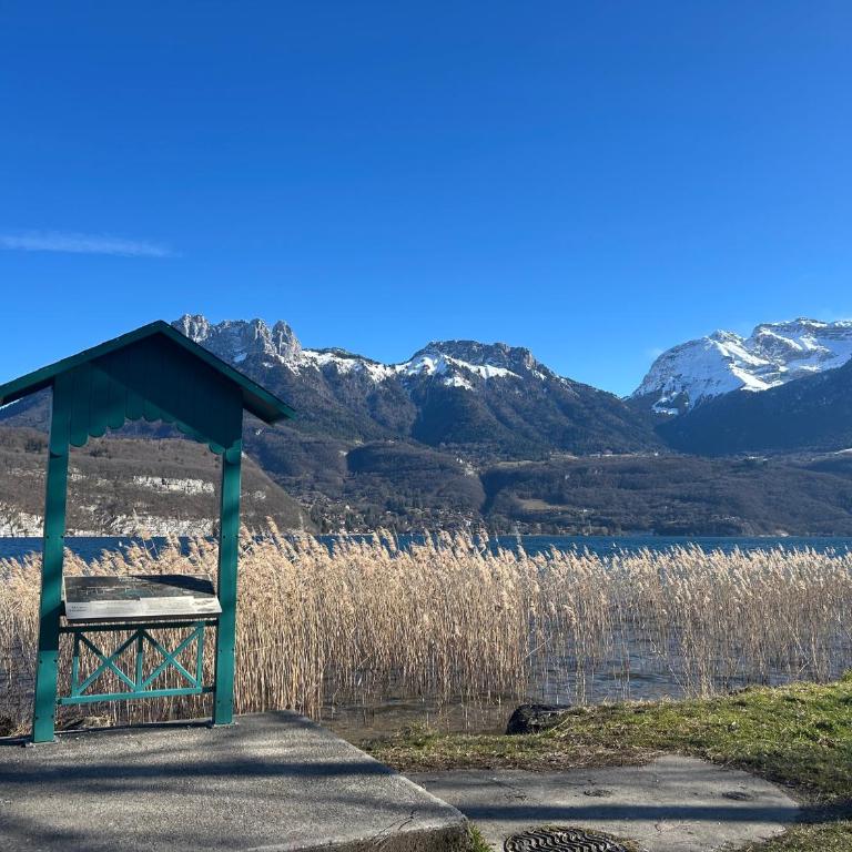 Vue montagnes, à 5 mn du lac et de la piste cyclable,lit King size, Park gratuit - Appartement 1 Chambre - 39