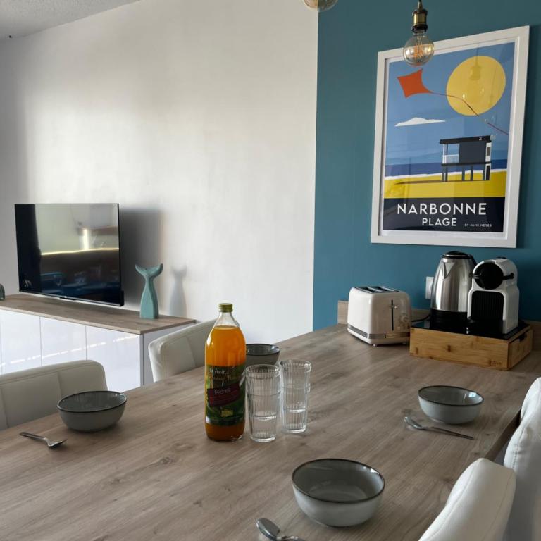 T2 Vue Mer, balcon, parking - Appartement 1 Chambre avec Balcon et Vue sur Mer - 9