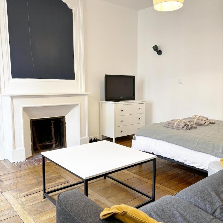 Le 47, Appart calme & cosy hypercentre Rennes - Apartment mit 1 Schlafzimmer - 5