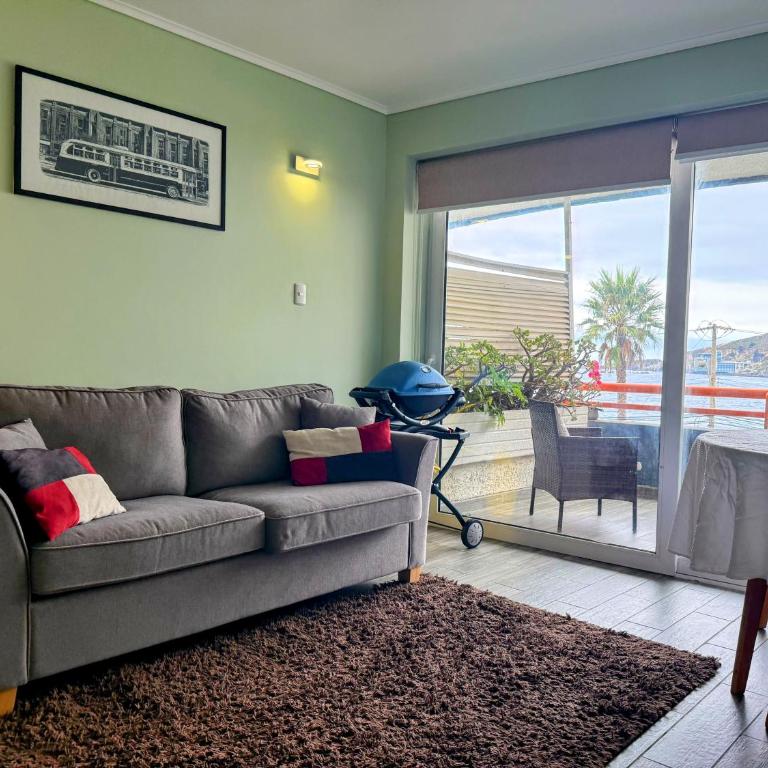 Departamento en Reñaca Vista al Mar - One-Bedroom Apartment - 6