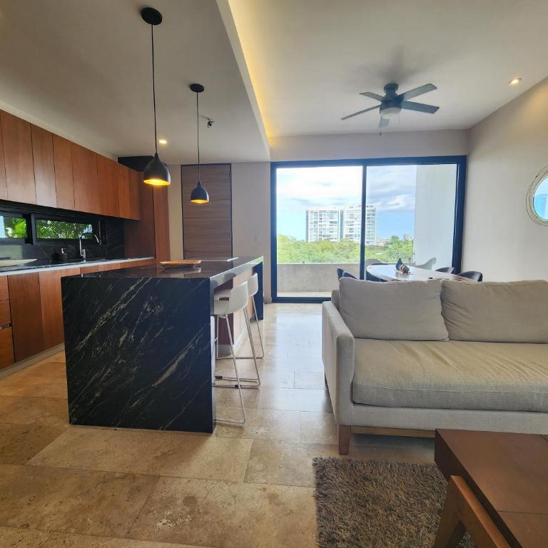 Infinity pool with panoramic view in Mérida - Two-Bedroom Apartment - 10