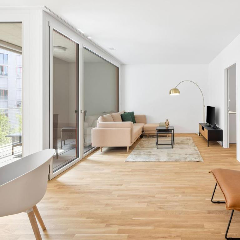 ARISER - Luzern Kriens Business Suites - Apartment mit 1 Schlafzimmer, Balkon und Stadtblick - 5