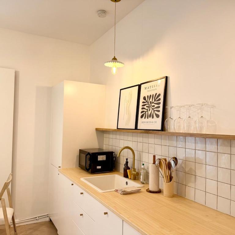 L Escapade du 9ᵉ Appartement élégant et confortable au cœur de Paris - Appartement 1 Chambre - 32