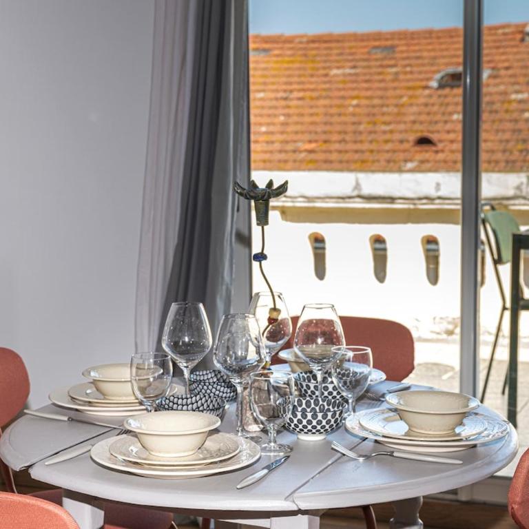 Centre ville, terrasse vue sur les toits, wifi & clim - Apartment mit 2 Schlafzimmern - 36
