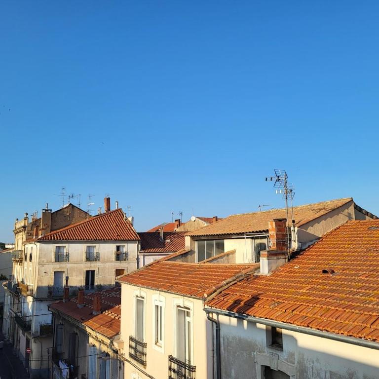 Centre ville, terrasse vue sur les toits, wifi & clim - Apartment mit 2 Schlafzimmern - 38