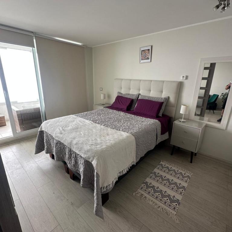 Depto Reñaca vista al mar 1era línea - One-Bedroom Apartment - 5