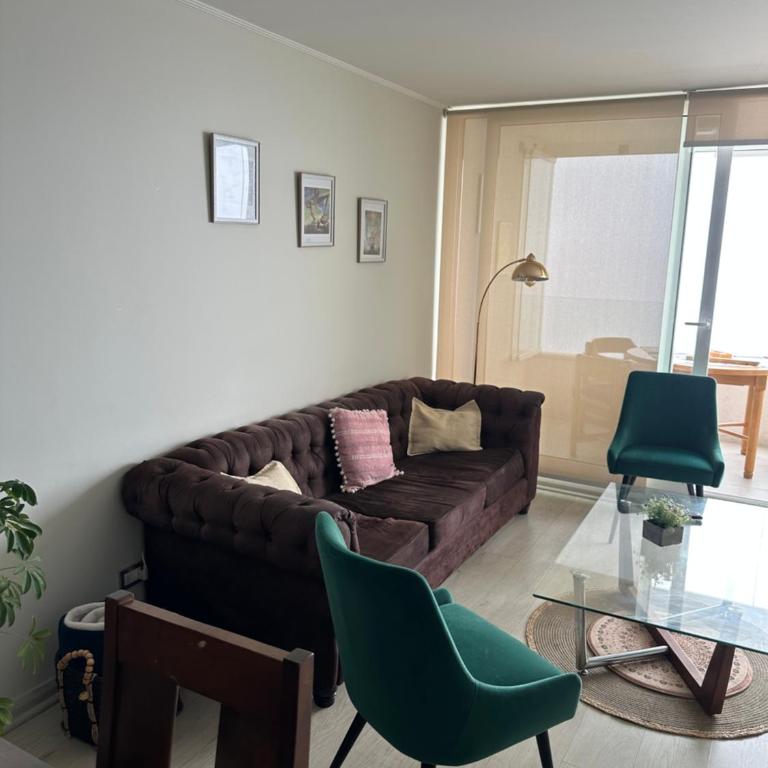 Depto Reñaca vista al mar 1era línea - One-Bedroom Apartment - 6