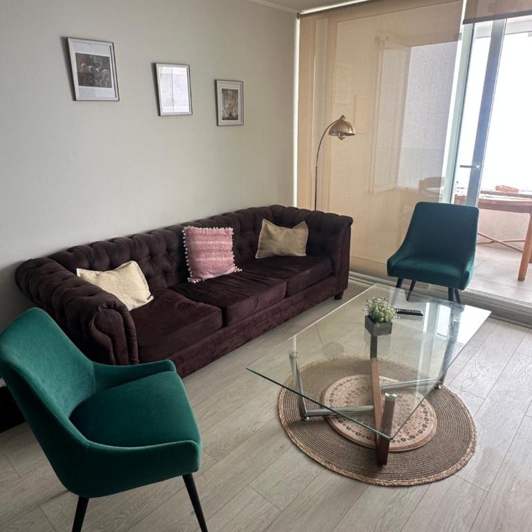 Depto Reñaca vista al mar 1era línea - One-Bedroom Apartment - 11