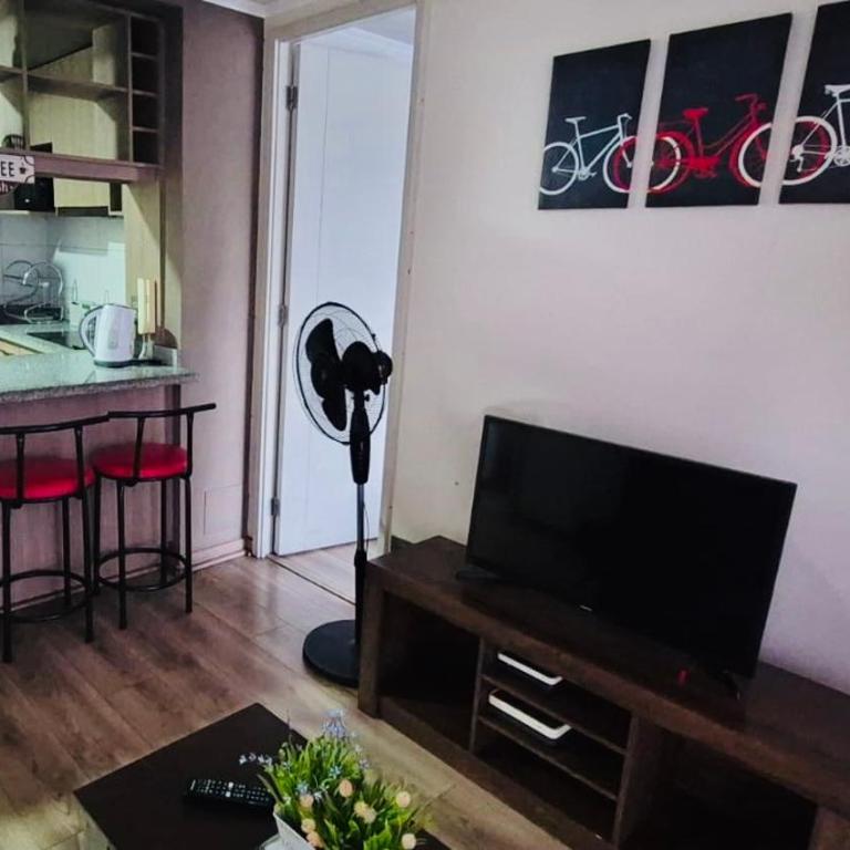 Cómodo departamento de arriendo diario equipado x4 - Two-Bedroom Apartment - 4