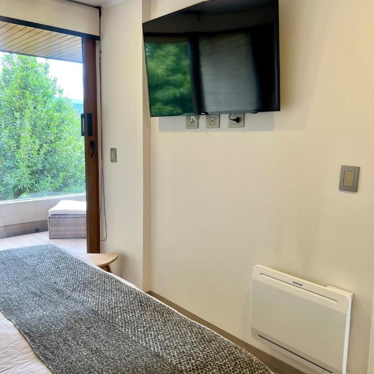 Depto en el centro con terraza y vista al Volcán - Two-Bedroom Apartment - 13