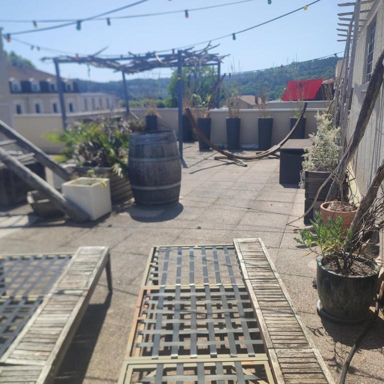 Rooftop 75 m2, appt 65 m2, 2 rooms, coeur Cahors - Appartement 2 Chambres - 29