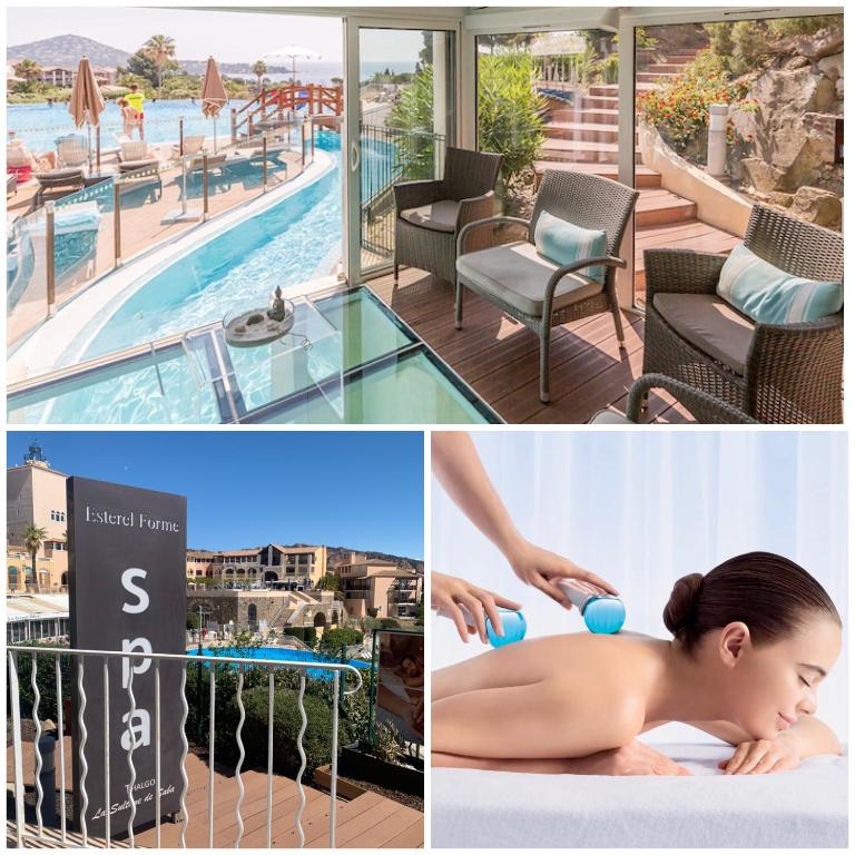 Appartement classé 4 étoiles Le Jardin sur la Mer avec PISCINES - Appartement Ressourçant végétation méditerranéenne, - Appartement 1 Chambre - Vue sur Mer - 6