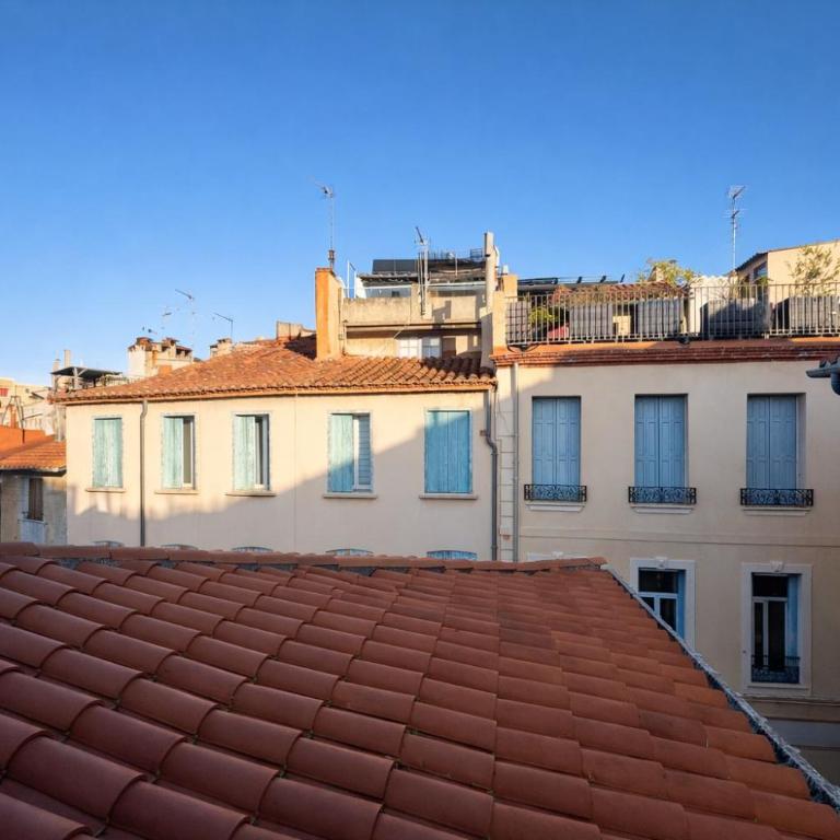 Studio spacieux sous les toits de Perpignan - Apartment mit 1 Schlafzimmer - 7