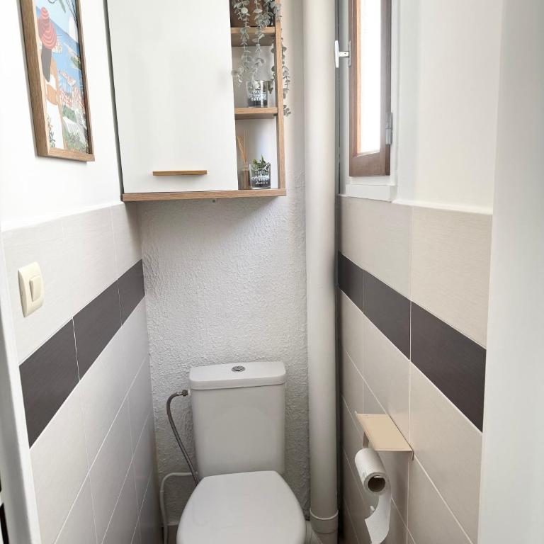 Cap Dagde, naturiste 5 min,Terrasse et Piscine,plages,port - Studio-Apartment mit 1 Doppelbett - 12