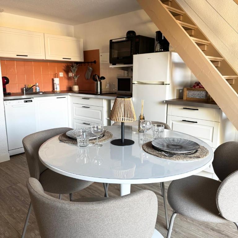 Cap Dagde, naturiste 5 min,Terrasse et Piscine,plages,port - Studio-Apartment mit 1 Doppelbett - 14