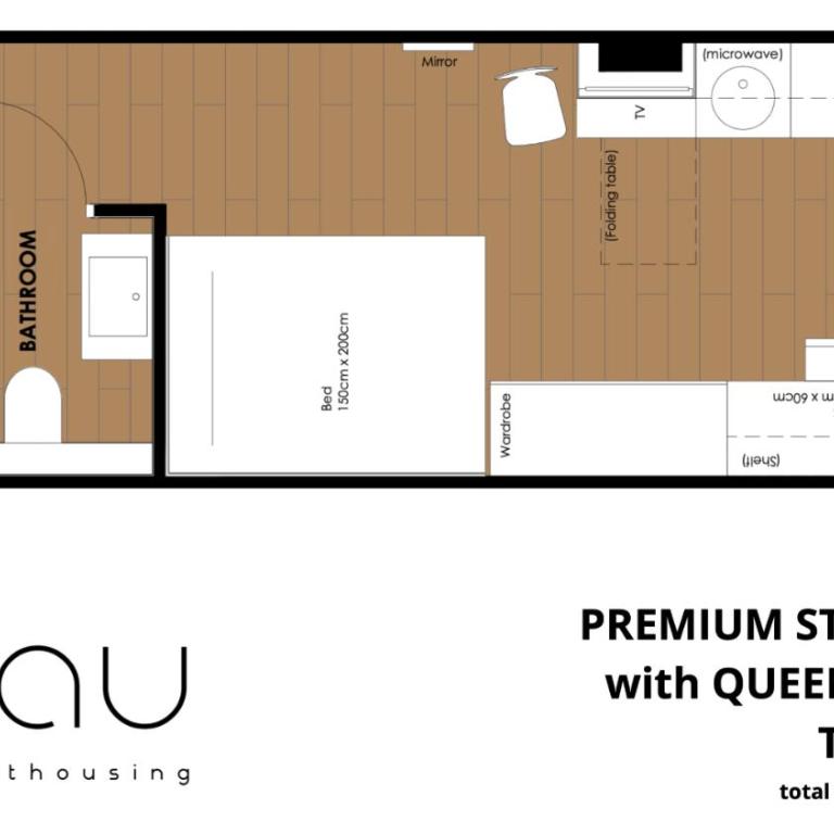 BLAU Student Housing - Students Only - Deluxe Queen Studio - 12