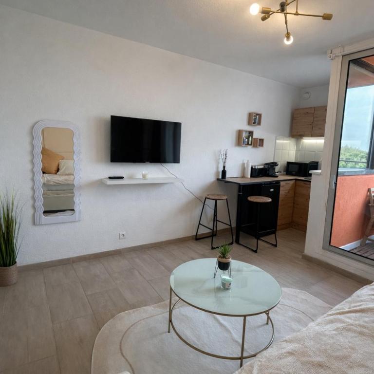 Studio cosy avec terrasse à deux pas de la plage ! - Estudio con terraza - 4
