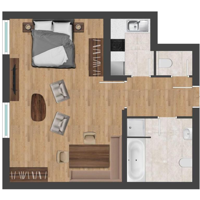 Amadee Appartements - Kärnten Card im Sommer inklusive - Studio - Erdgeschoss - 1
