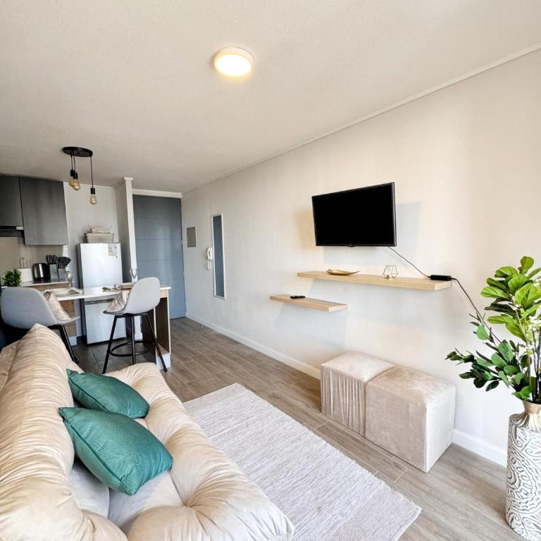 Acogedor y Luminoso Espacio Céntrico En Santiago - One-Bedroom Apartment - 21
