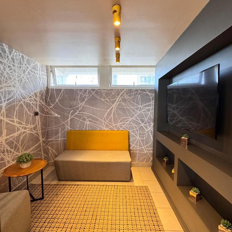 Moderno Espacio Céntrico a Pasos Del Metro De Santiago Con Wifi - One-Bedroom Apartment - 10