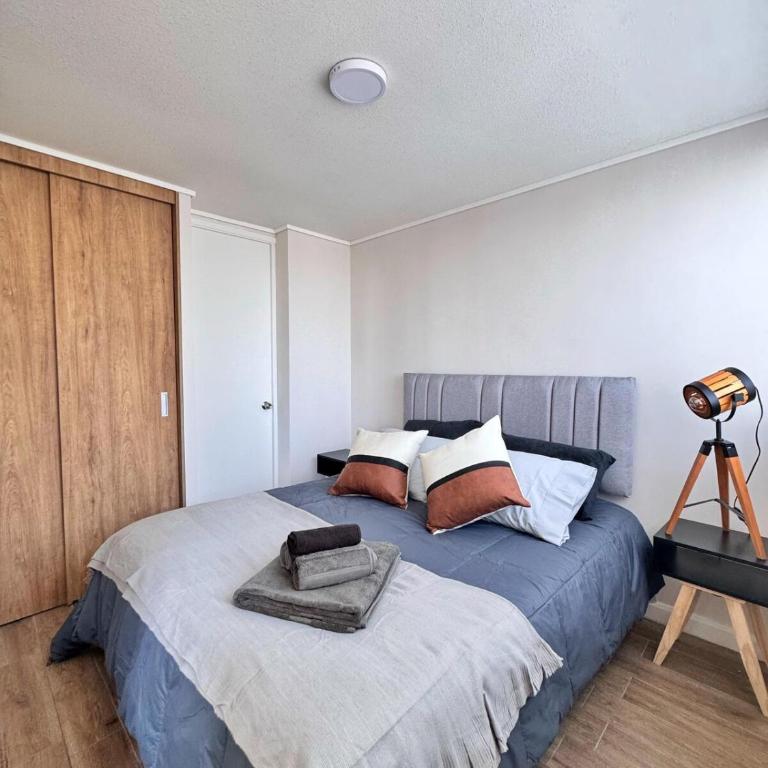 Moderno Espacio Céntrico a Pasos Del Metro De Santiago Con Wifi - One-Bedroom Apartment - 13