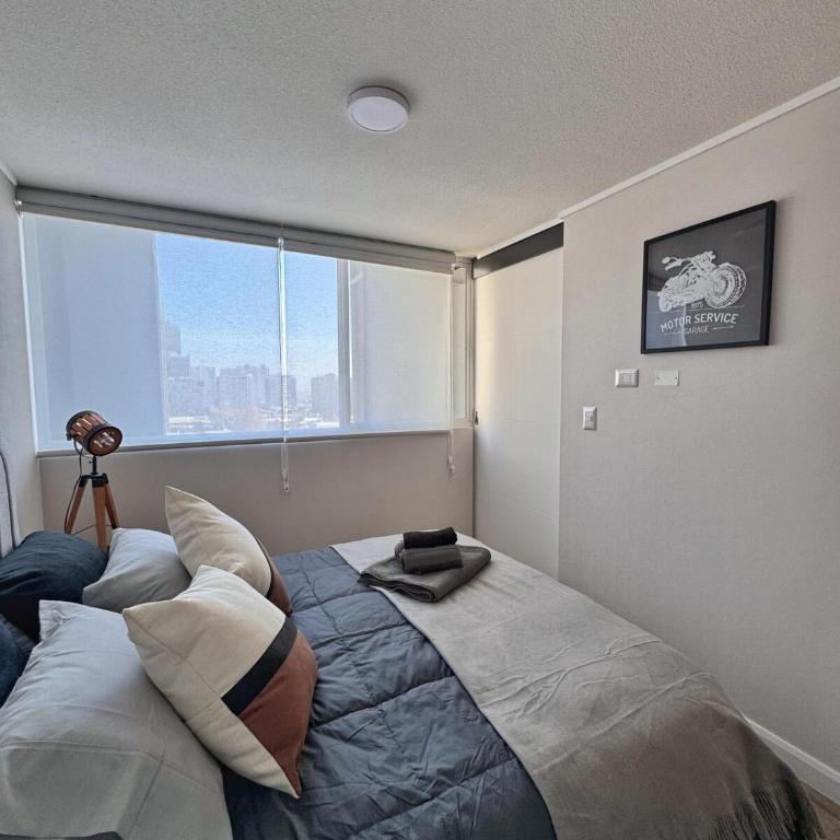 Moderno Espacio Céntrico a Pasos Del Metro De Santiago Con Wifi - One-Bedroom Apartment - 15