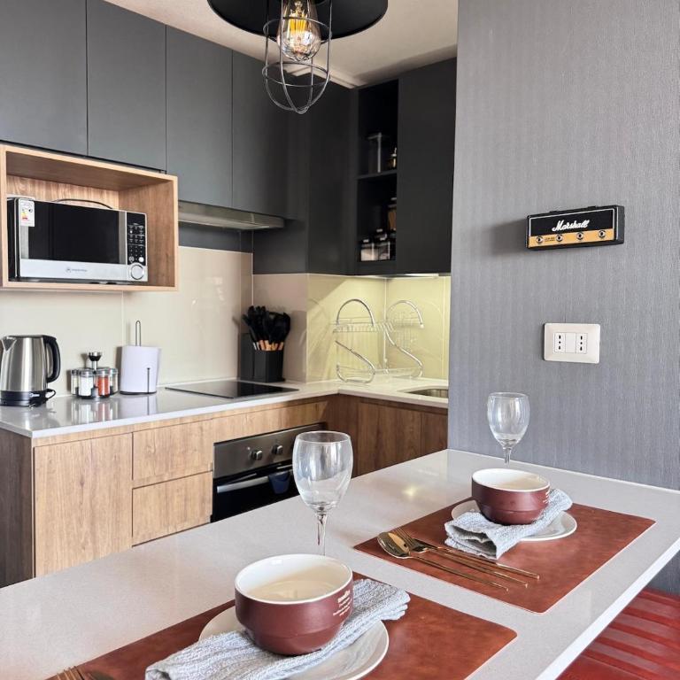 Moderno Espacio Céntrico a Pasos Del Metro De Santiago Con Wifi - One-Bedroom Apartment - 21