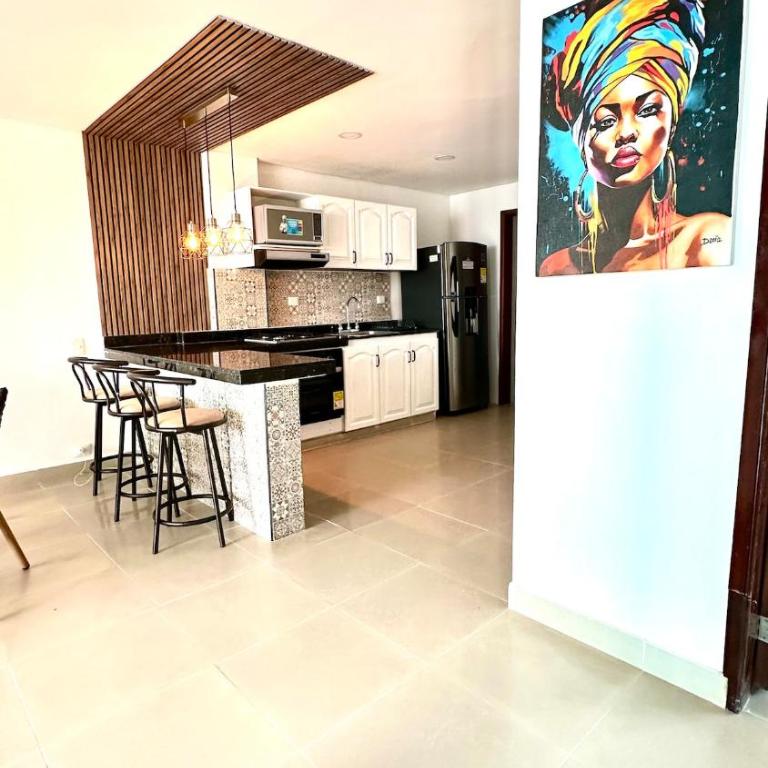 Vive al estilo Cartagenero frente al mar y al lago - Two-Bedroom Apartment with Balcony and Sea View - 41