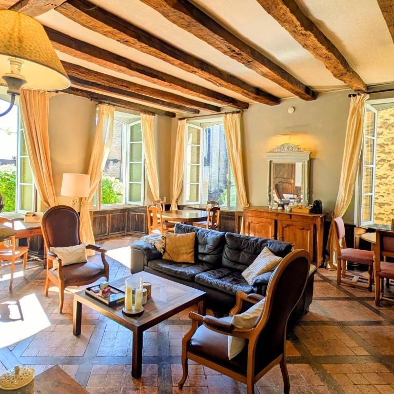 La Lanterne Chambres d'Hotes - Chambre Lit King-Size - Vue sur Jardin - 3