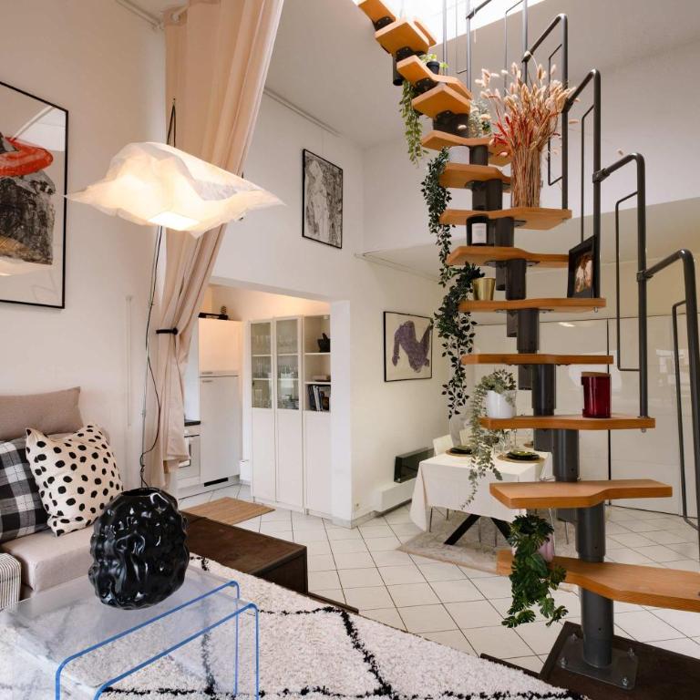 Loft Duplex Terrasse View on Paris - Appartement - 19