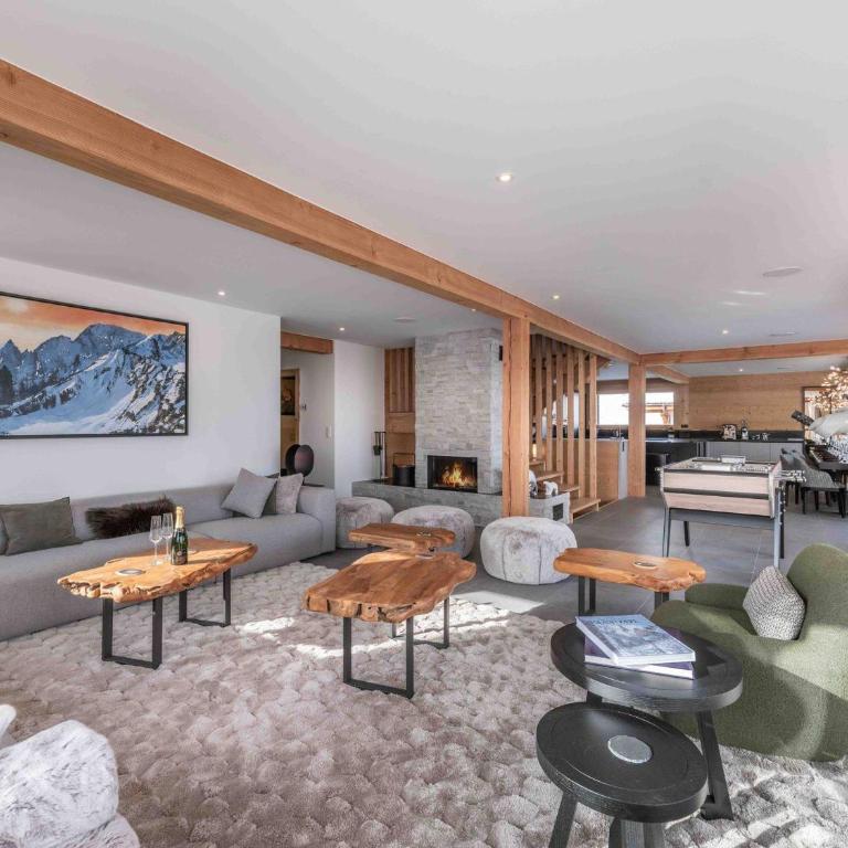 Chalet moderne à Combloux avec piscine et espace bien-être - Chalet 3 Chambres - 1