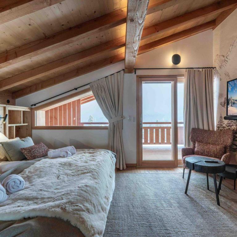 Chalet moderne à Combloux avec piscine et espace bien-être - Chalet 3 Chambres - 7