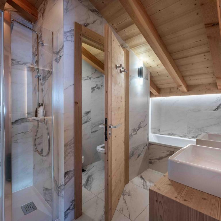 Chalet moderne à Combloux avec piscine et espace bien-être - Chalet 3 Chambres - 11