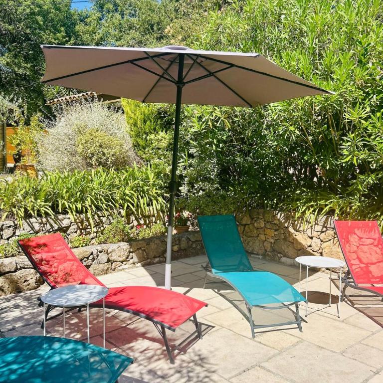Paisible Rez-de-jardin de villa - Côte d'Azur - Appartement 2 Chambres avec Terrasse - 37