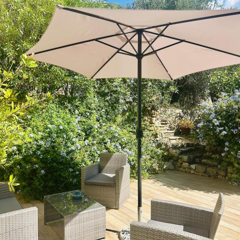 Paisible Rez-de-jardin de villa - Côte d'Azur - Appartement 2 Chambres avec Terrasse - 27