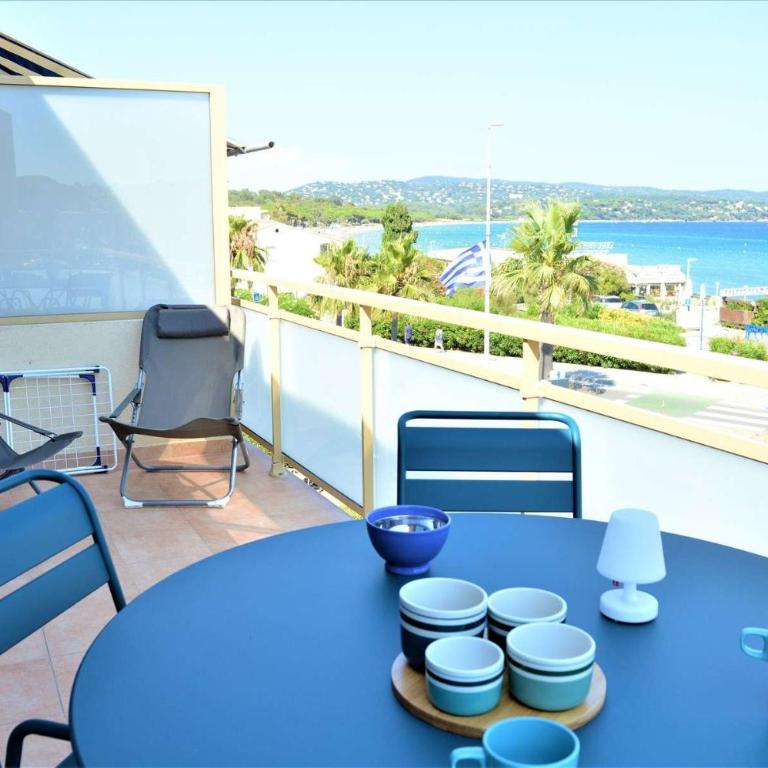 CA410-218 APPARTEMENT 2 PIÈCES 4 personnes A CAVALAIRE SUR MER - Appartement 1 Chambre avec Vue sur la Mer et Terrasse - 13