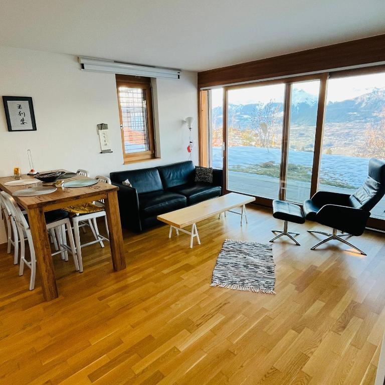 Joli appartement 2 pièces et demi tout confort, Balcon du Ciel NAX Mont-Noble - Apartment mit 2 Schlafzimmern - 1